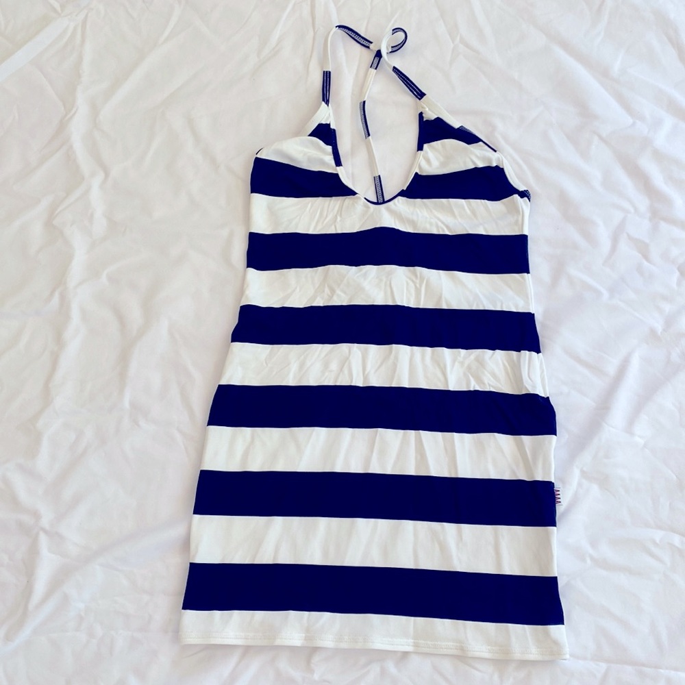 Wicked Weasel. Blue/white comfy dreas. date or shopping (pic red/white for ref)